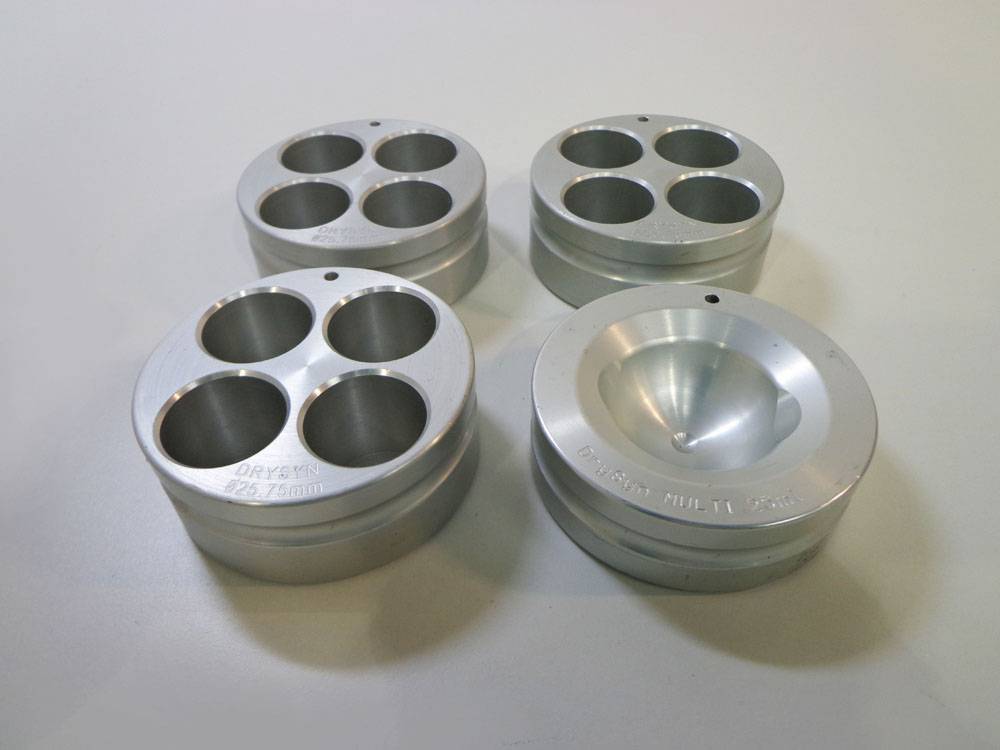 DrySyn Multi Wax bowl Inserts, 3 x 025.75mm and 1 x 25ml.
